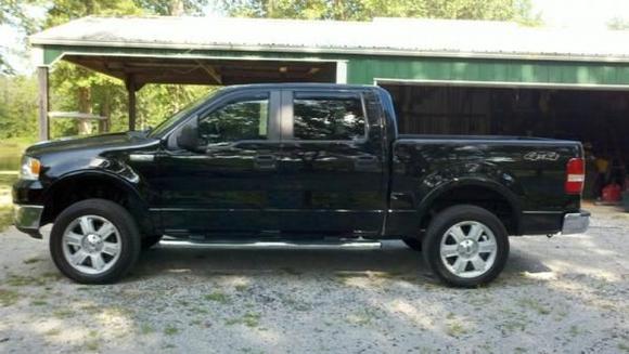 2008 F-150 Lariat. Black on black, fully loaded. 32XXX miles on her. I've added harley headlights on it and led interior swap since pics and a new bedrug for my bday. Gonna get new grille and surround and new led tails for xmas hopefully.