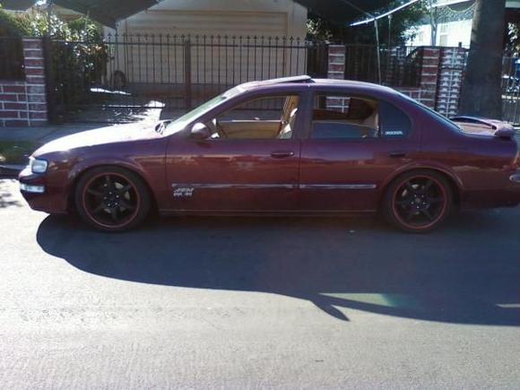 My friends called this the "Stoopid Slammed." Stupid cut springs from original owner...
