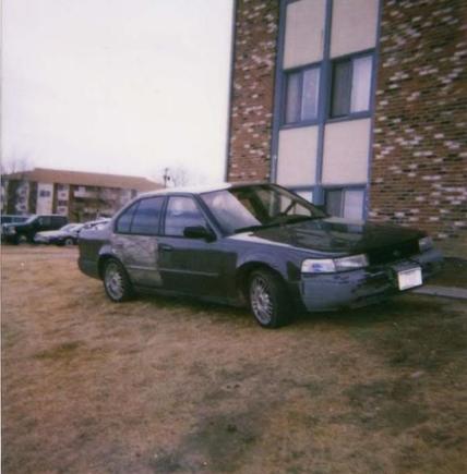 The 94 SE with impala rims before suspension and wheels.
