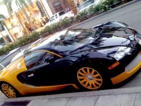 Bugatti I saw in Rodeo Drive.