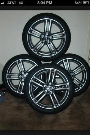 Got these wheels and tires from a buddy for 200 bucks