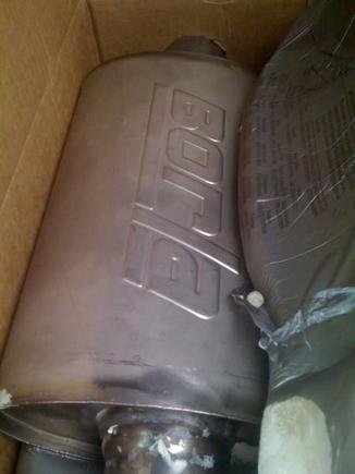 BORLA Sportsman XR 1... crossing my fingers... hope it sounds good