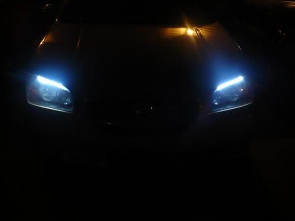 leds strips got to love them hook them up to radio fuse so they stay on with the car.