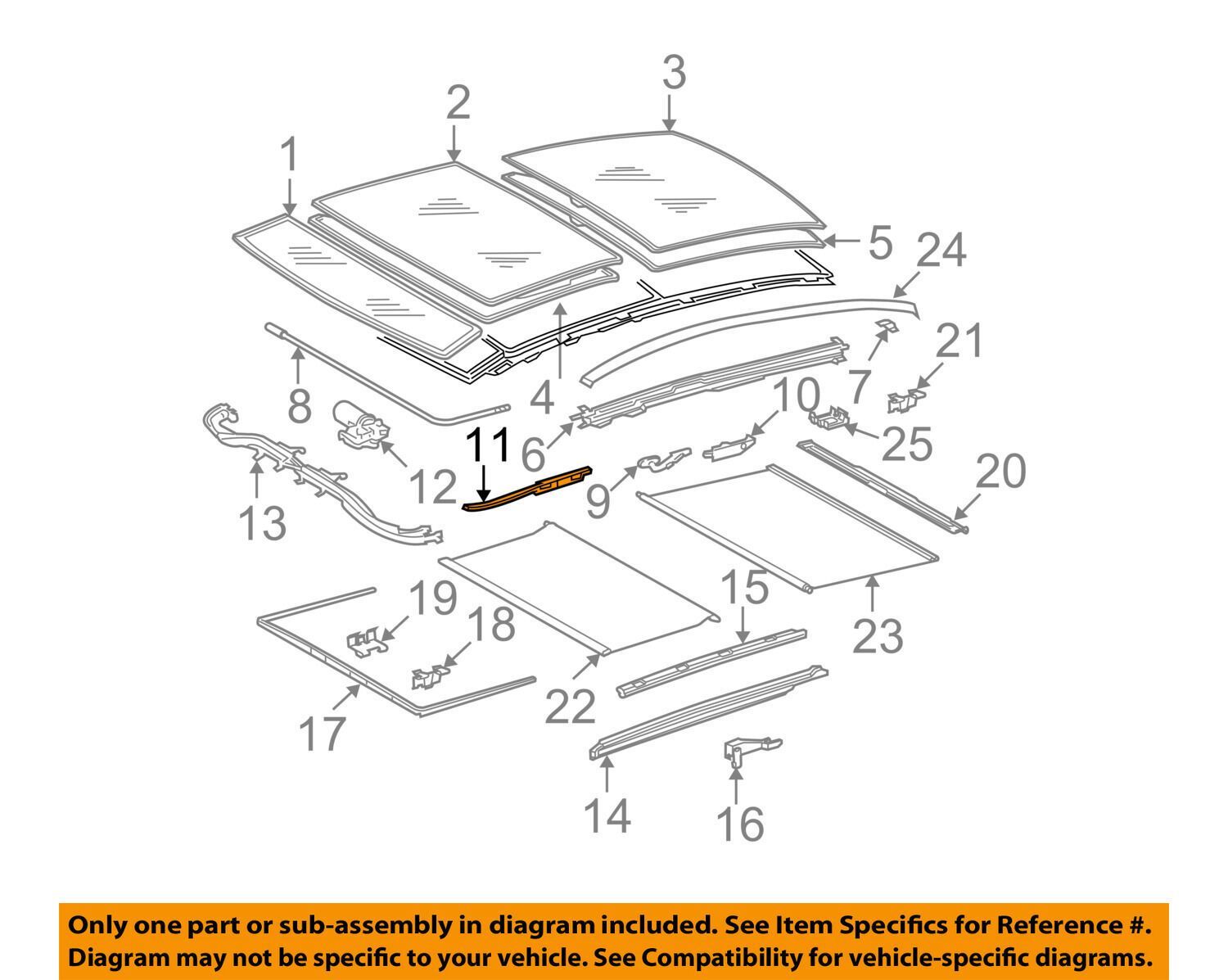 2003 e500 panoramic sunroof part ID - Mercedes Forum - Mercedes Benz