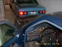 If you look close you can see the &quot;200&quot; emblem in the W123.