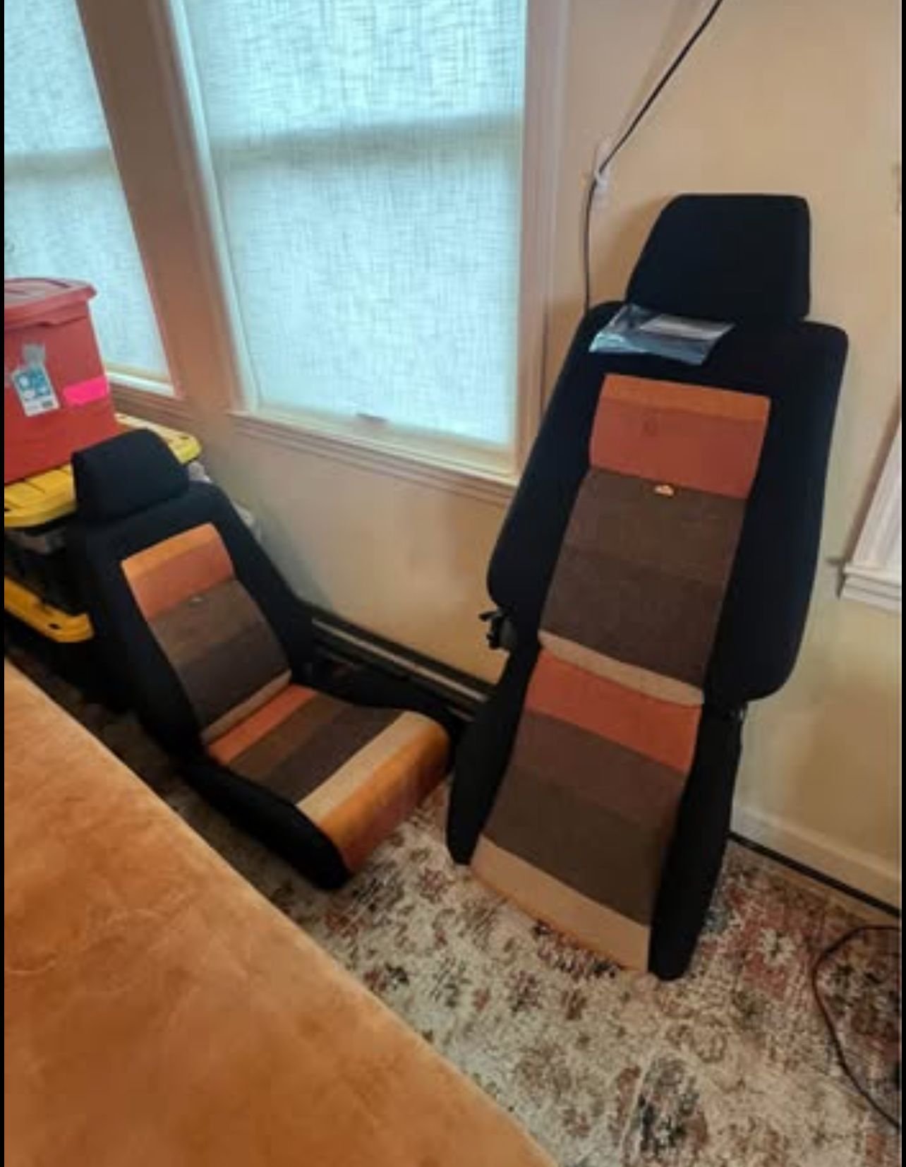 Matched- both seats have never been used! Paddy Hopkirk seats were installed in the classic mini�s!