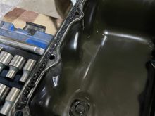 Sump - sealant application