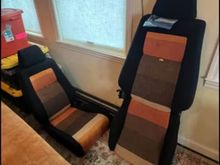 Matched- both seats have never been used! Paddy Hopkirk seats were installed in the classic mini’s!