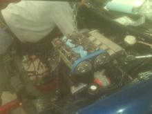 finangling it in