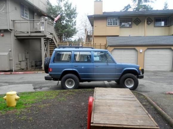 3" lift on the Montero
