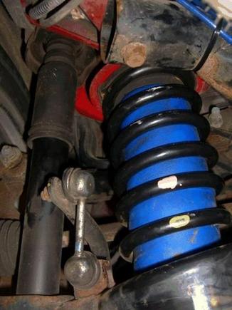 Air spring support
