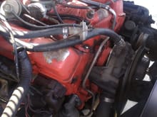 Before engine removed.chevy 350