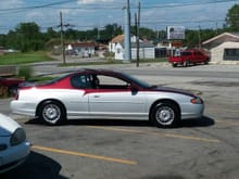 Fresh paint 2 tone ruby red flare on top silver on bottom soakin up sum rays!