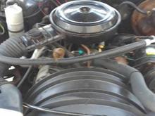 Engine is a 305c.i air cleaner even still shines has fresh oil change and new battery and new front brakes.