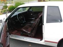Driver door Inside view