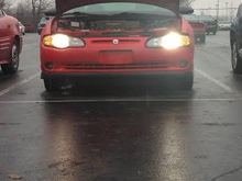 New look. LED on right versus halogen on left. Def brighter and it is a pure white unlike what the photo suggests