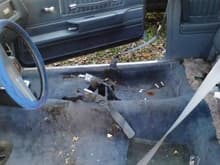Removal of stock bench seat