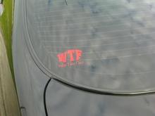 My bike club's name....WTF Way too fast