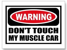 warning dont touch my muscle car postcard p239522364153794662qibm 400