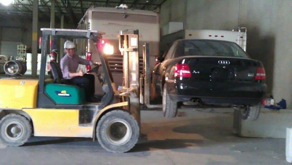 You got a fork lift?