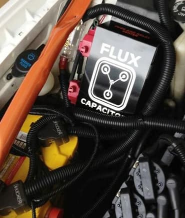 fuse and relay center cover  Flux Cap lol