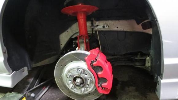powerstop calipers,agx struts, braided hoses