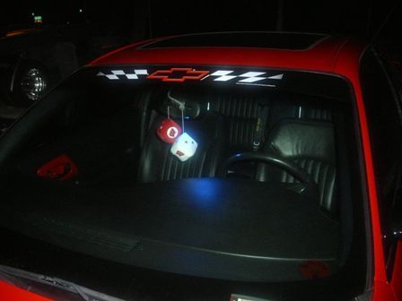 the new tat with a little glow from the LEDs