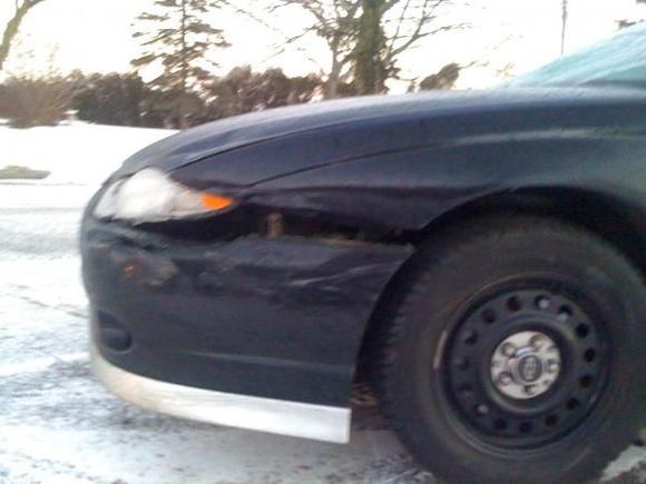 it doesn't look bad but your looking at over $4000 to fix.

oh and those are my winter wheels and tires.  wheels are from a police interceptor impala.