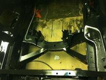 Front suspension going back on