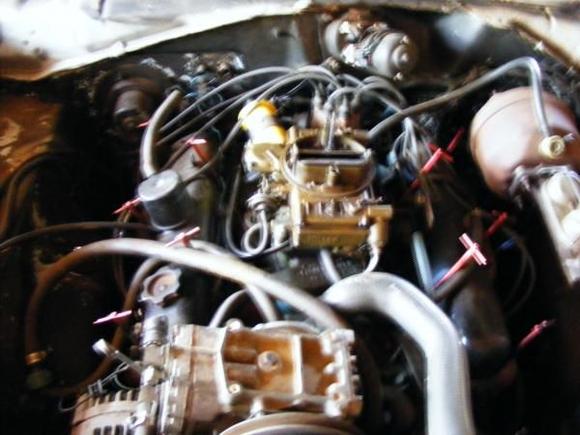 the original 340. It also has the original trans in it too.