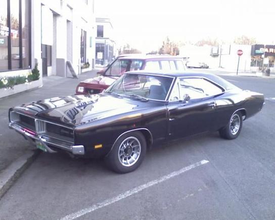 It had Cragar wheels when I bought it but when American Racing re-popped the Vector Wheels I bought a set. Much easier to keep up than continuously polishing chrome. They are 15x7 all around. Whenever I can restore it, I'll probably just keep it all black, tempting to 'General Lee' it, but being all black as proven to help avoid the wrong kind of attention if ya know what I mean.