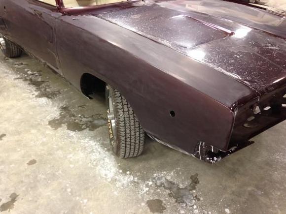 Sanding with 1200, 1500 then 3000