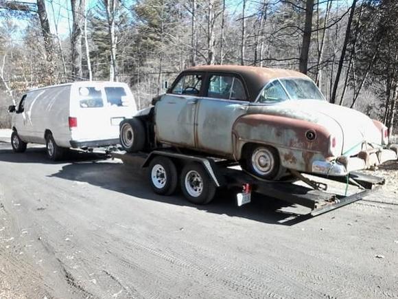 Loaded up for the trip home.