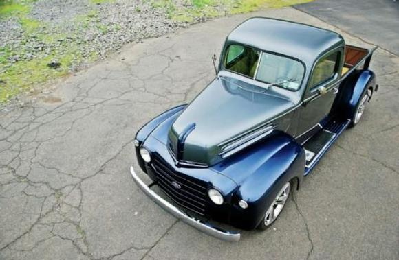 1947 ford f 1 front driver side birds eye view