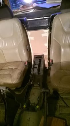 mockup of between seat panel