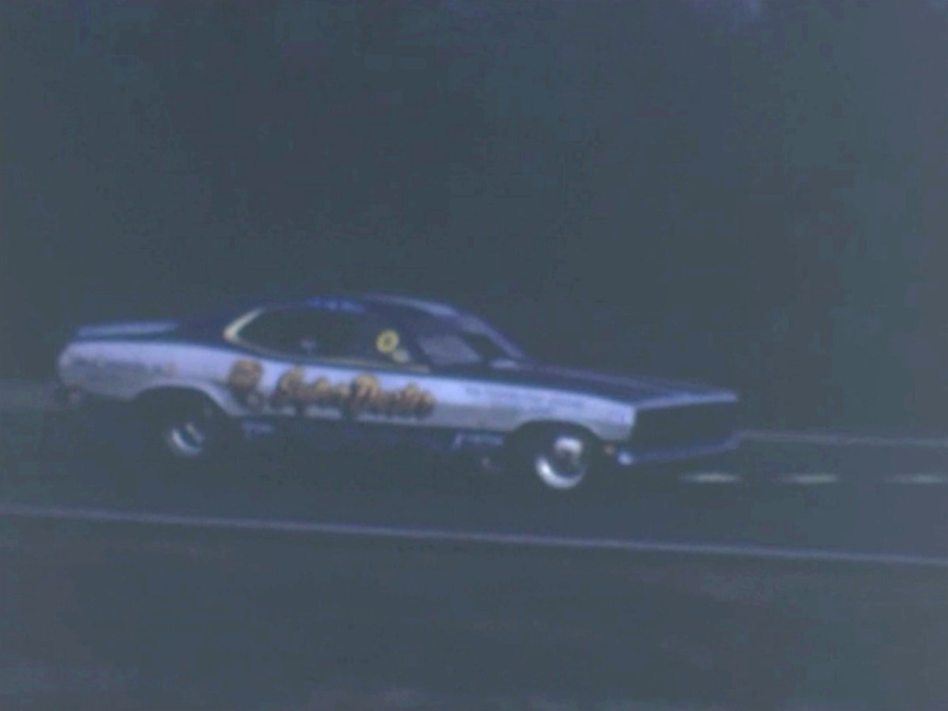 Super Duster, local car with either Larry Reyes or Bobby Rowe driving 
