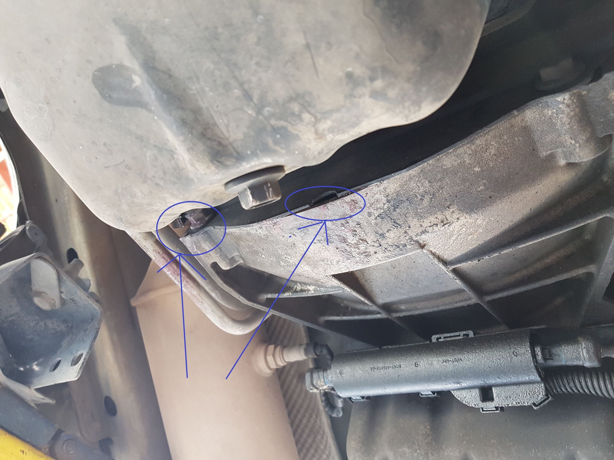 Coolant + Gearbox oil leak