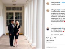 "Let's take our engagement announcement photo at the house my dad is getting evicted from tomorrow!" - Tiffany Trump