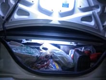 Custom trunk LEDs install