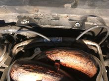 Annoying cables trapping the fuel rail