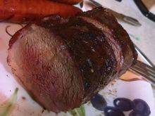 Venison loin for myself. Hot dogs for the basic pallets.