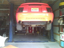 getting ready for the new exhaust