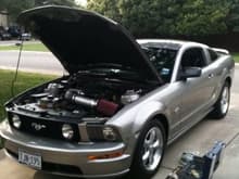 Just added the GT500 Throttle Body and JLT Cold Air Intake.