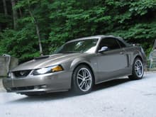 2002 Mineral Grey Mustang GT Convert.