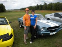 My HOT wife and me at Mustangs &amp; Mustangs show 2010