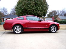 2008 Mustang GT - Dark Candy Apple Red Clearcoat Metallic
