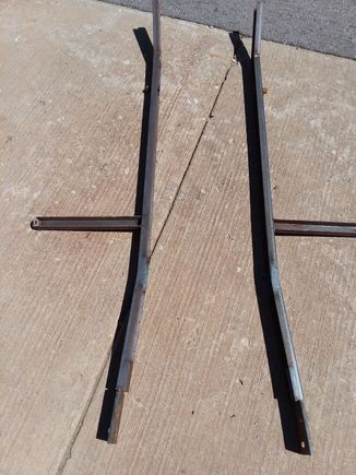 Channel steel so they wont rust internally again powdercoating next
