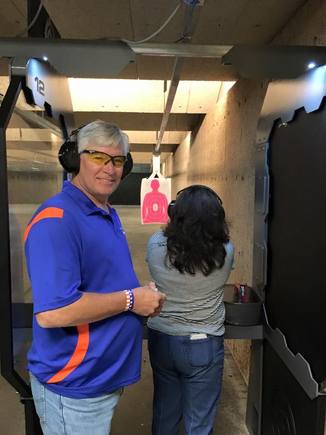 Heather was trying out several different 9mm's