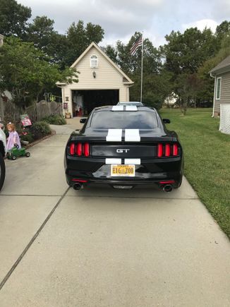 Gotta change out Lic Plate tp white
