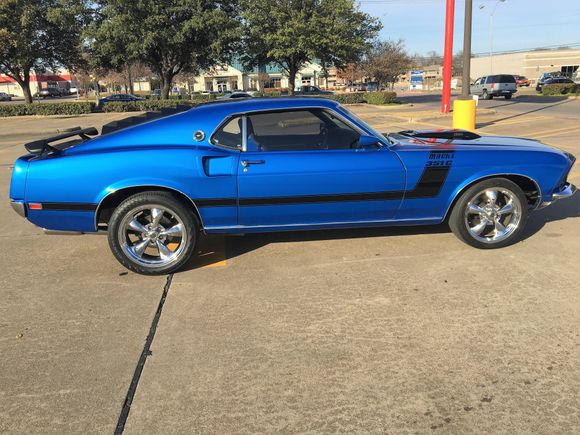 My 1969 Mustang Mach 1 351C 4V  C6 Tranny!!